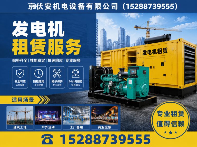 宁德发电车租赁展示图